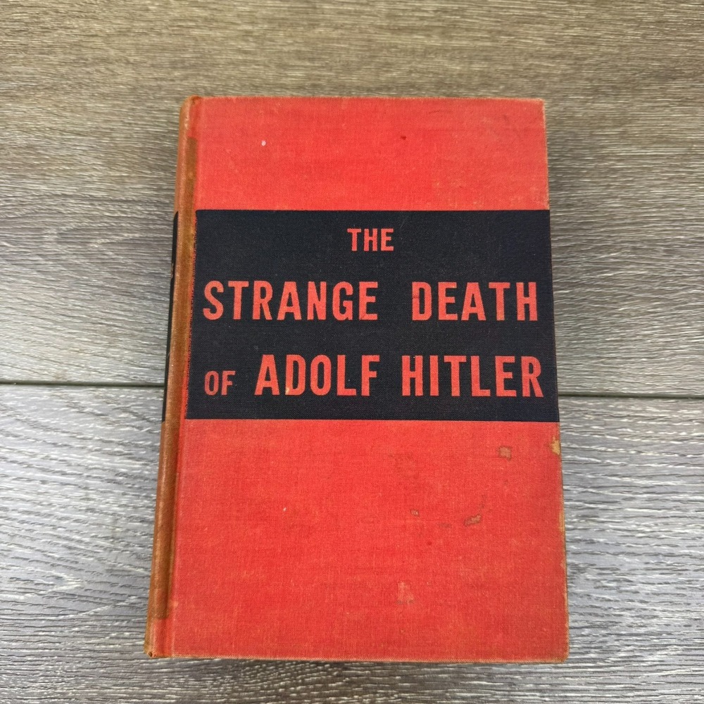 The Strange Death of Adolf Hitler Hardcover Book Macaulay History WWII Holocaust